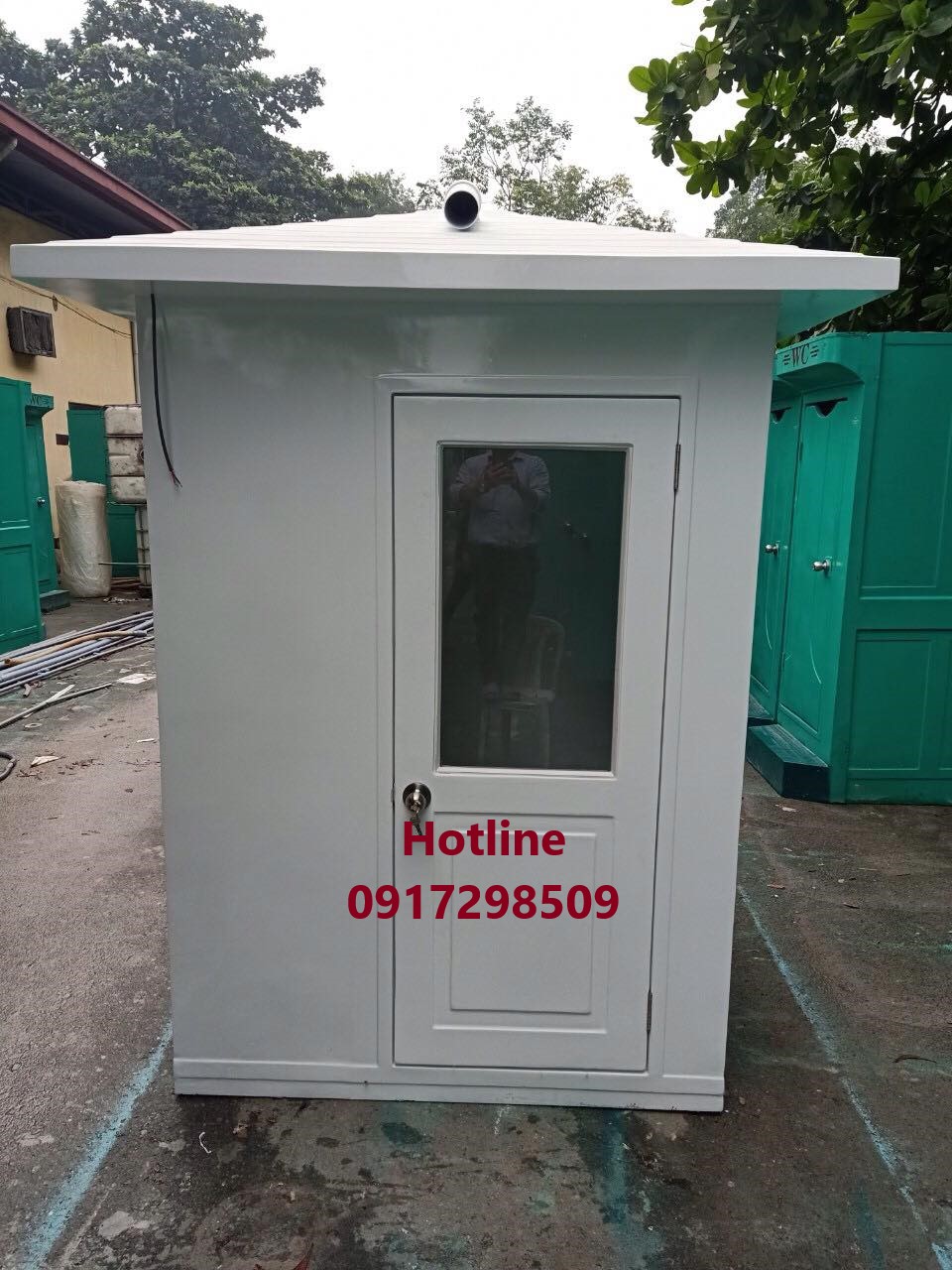 chốt bảo vệ công trình