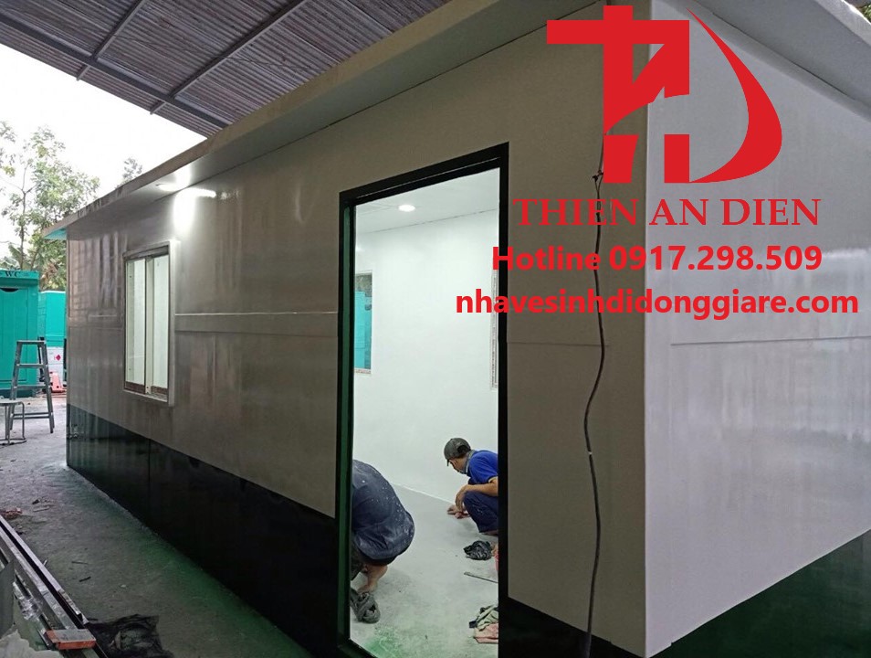 Container văn phòng có kèm bốt gác bảo vệ