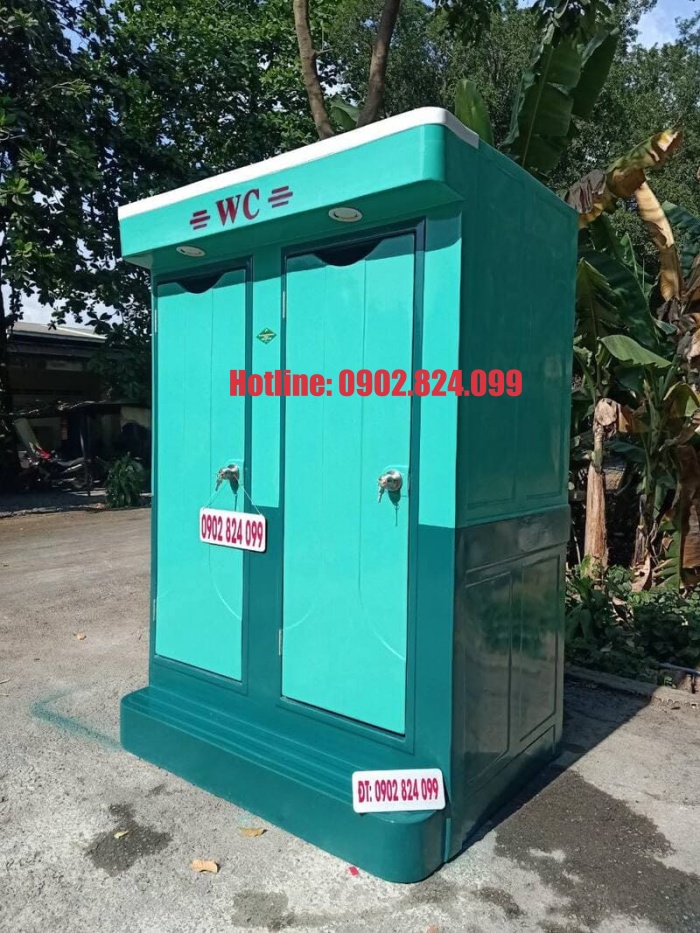 giá bán nhà vệ sinh composite buồng đôi