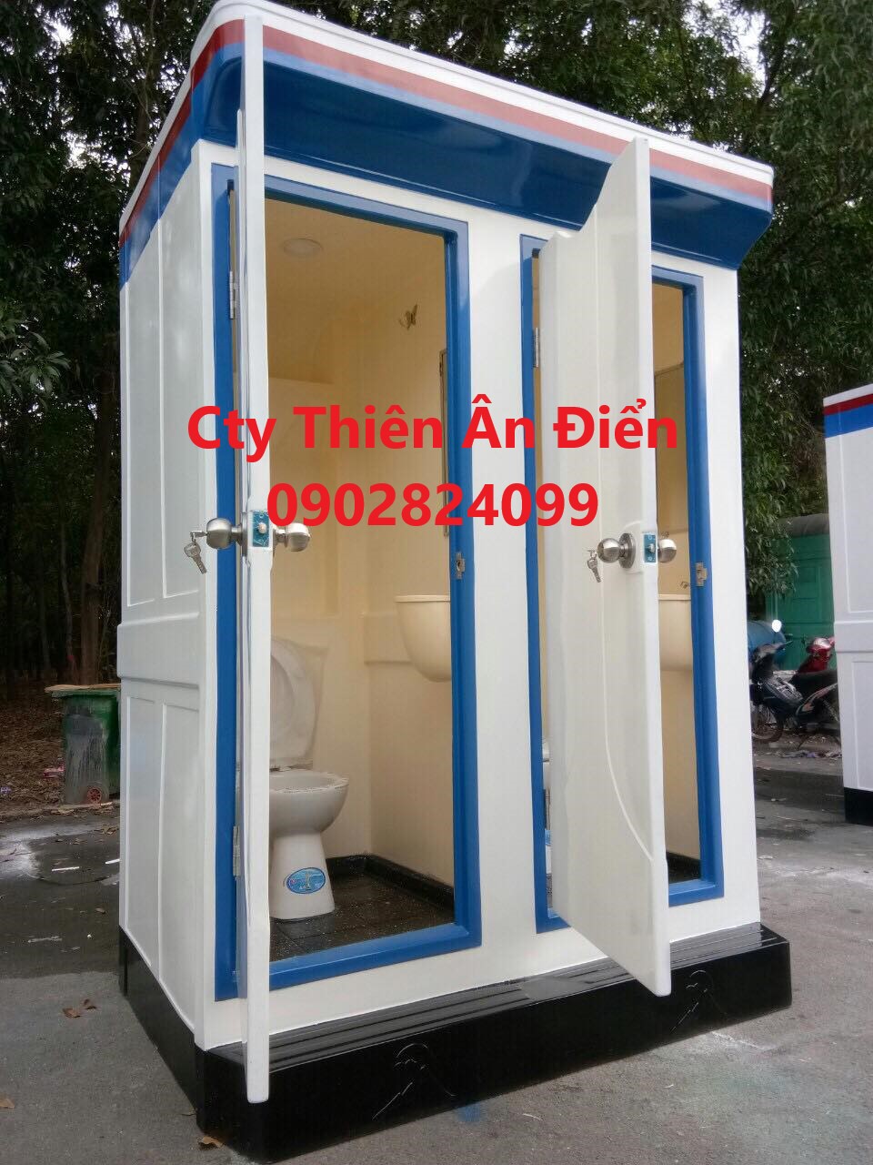 giá nhà vệ sinh di động