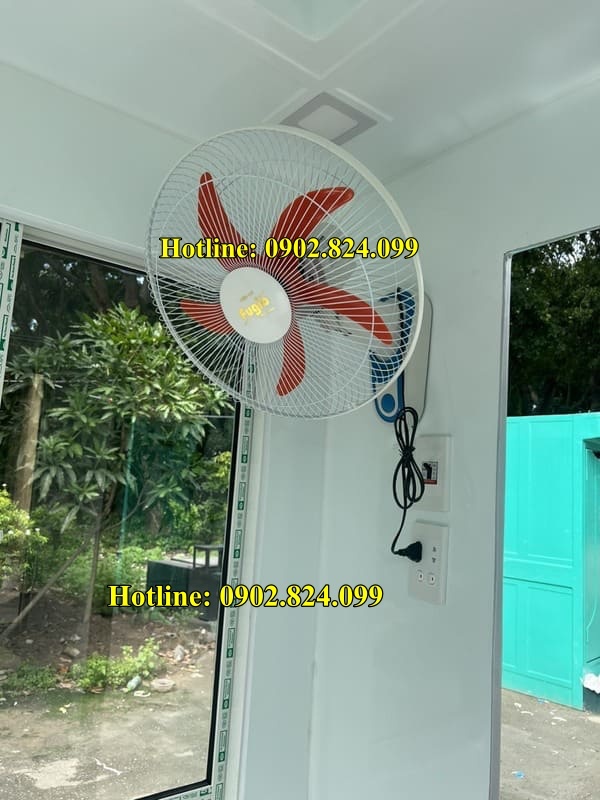 Nội thất và nhìn từ bên trong Bốt gác bảo vệ composite