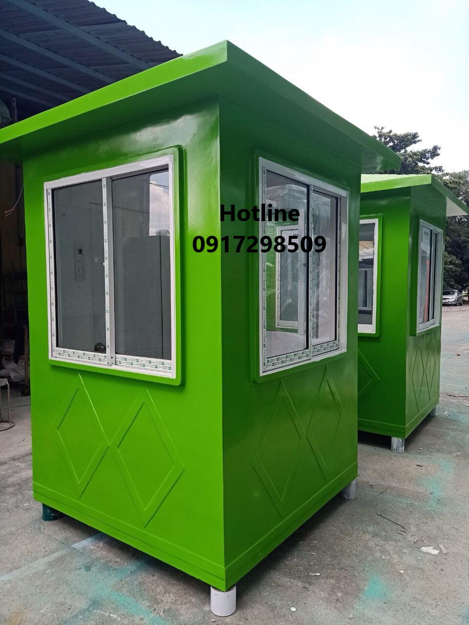 nhà bảo vệ bằng vật liệu composite