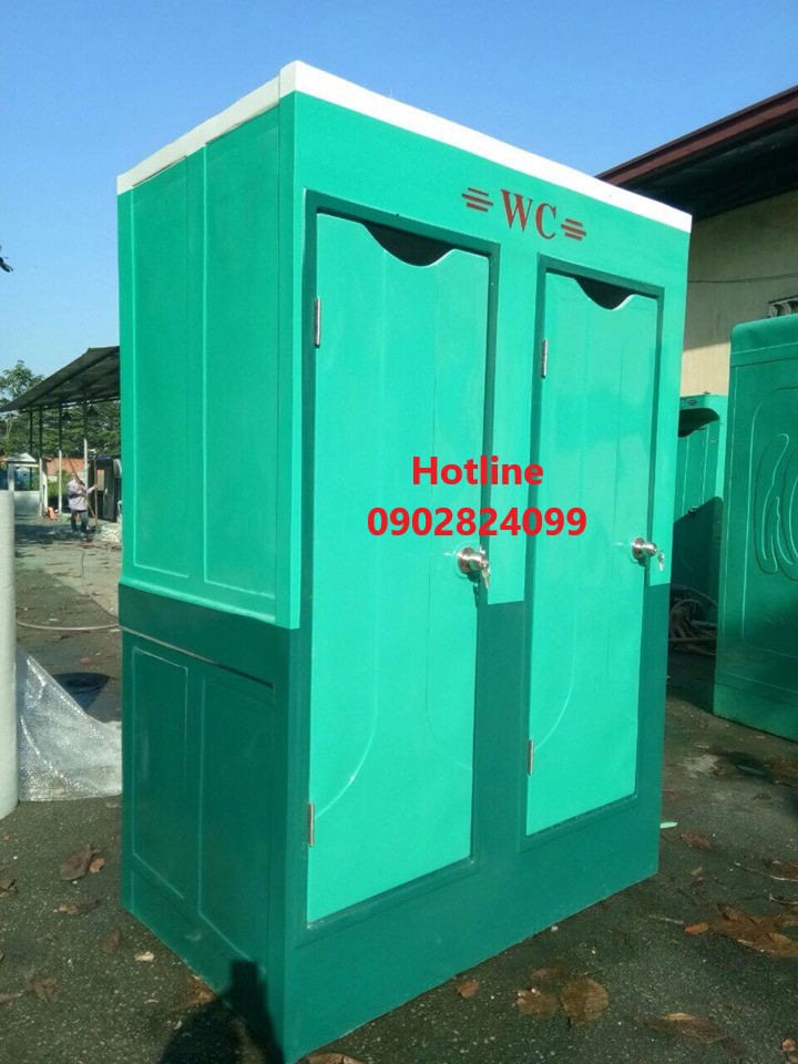 Nhà vệ sinh composite mini 2 buồng