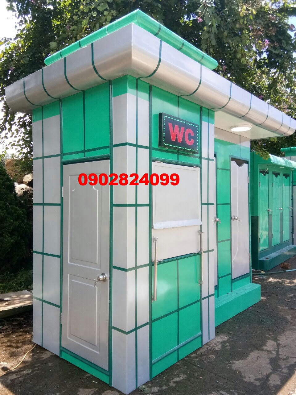 nhà vệ sinh di động tuổi thọ trên 15 năm