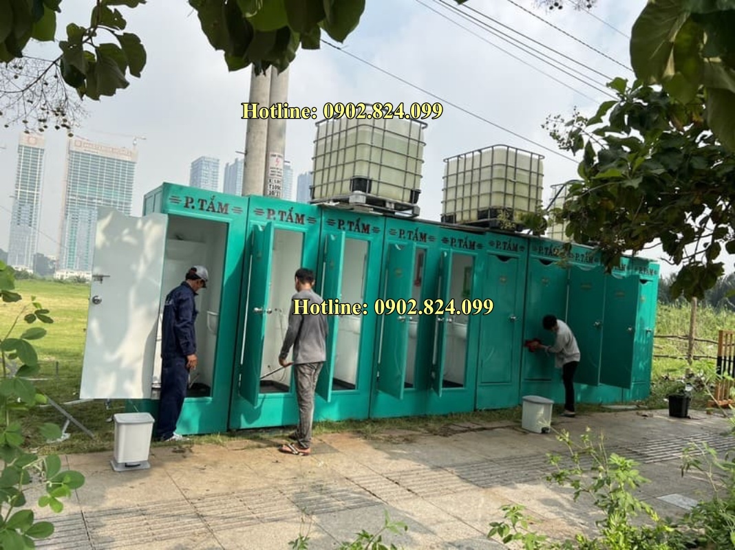 nhà vệ sinh di động cho thuê