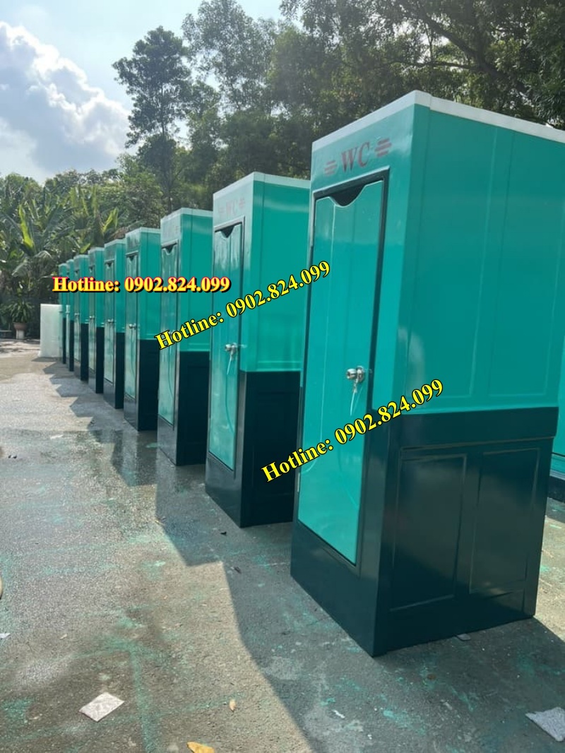 nhà vệ sinh tạm công trường