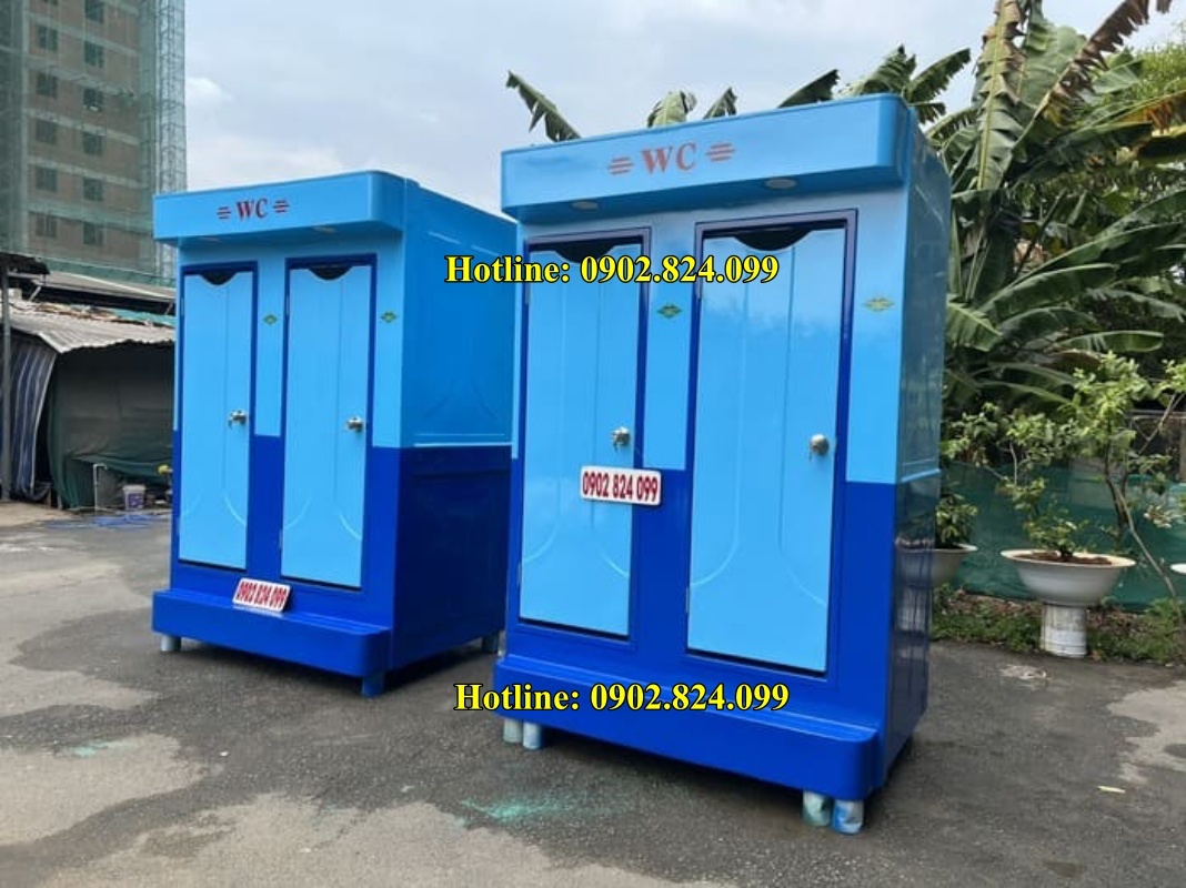 nhà vệ sinh tạm công trường