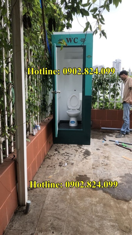 nhà vệ sinh tạm công trường