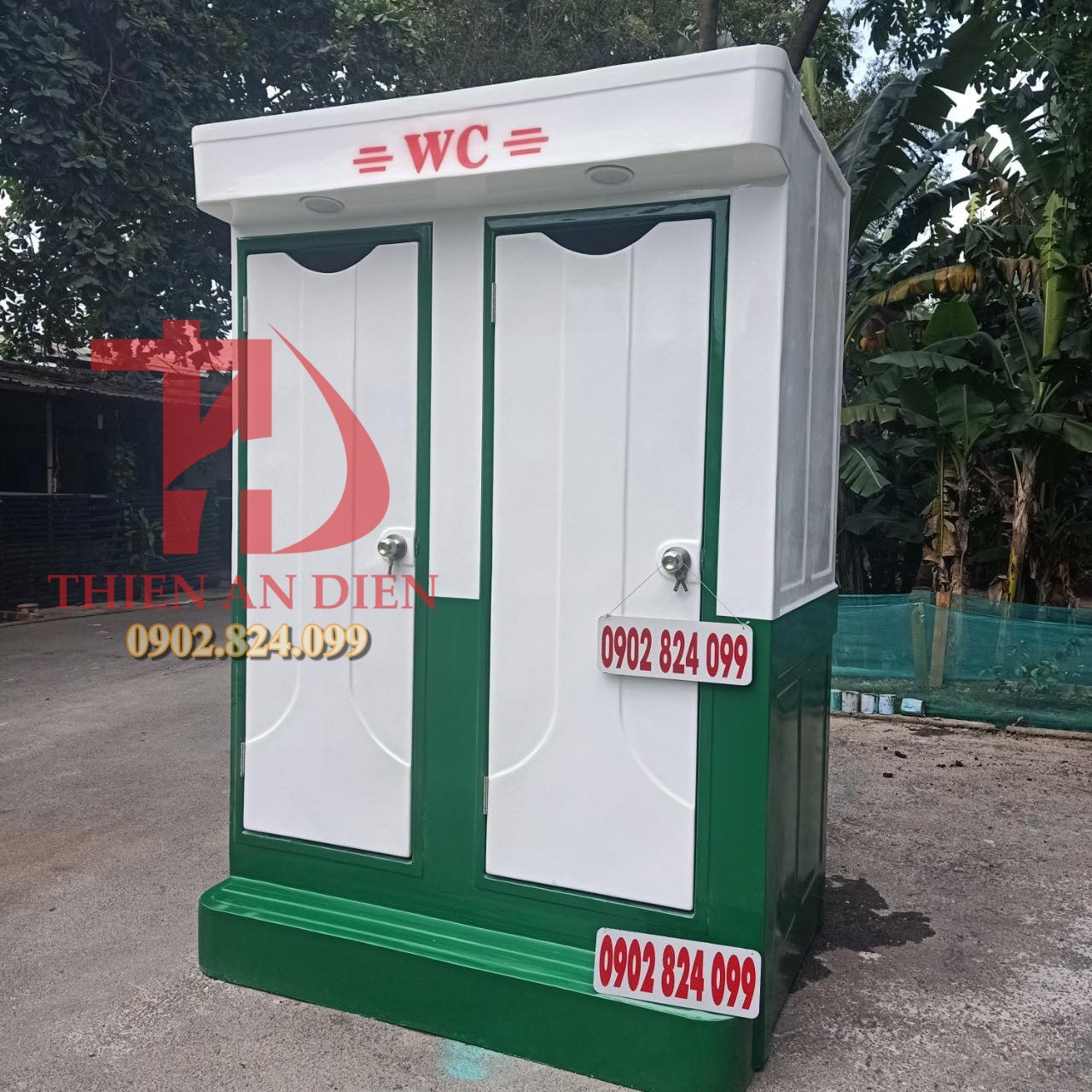 nhà vệ sinh tạm thời