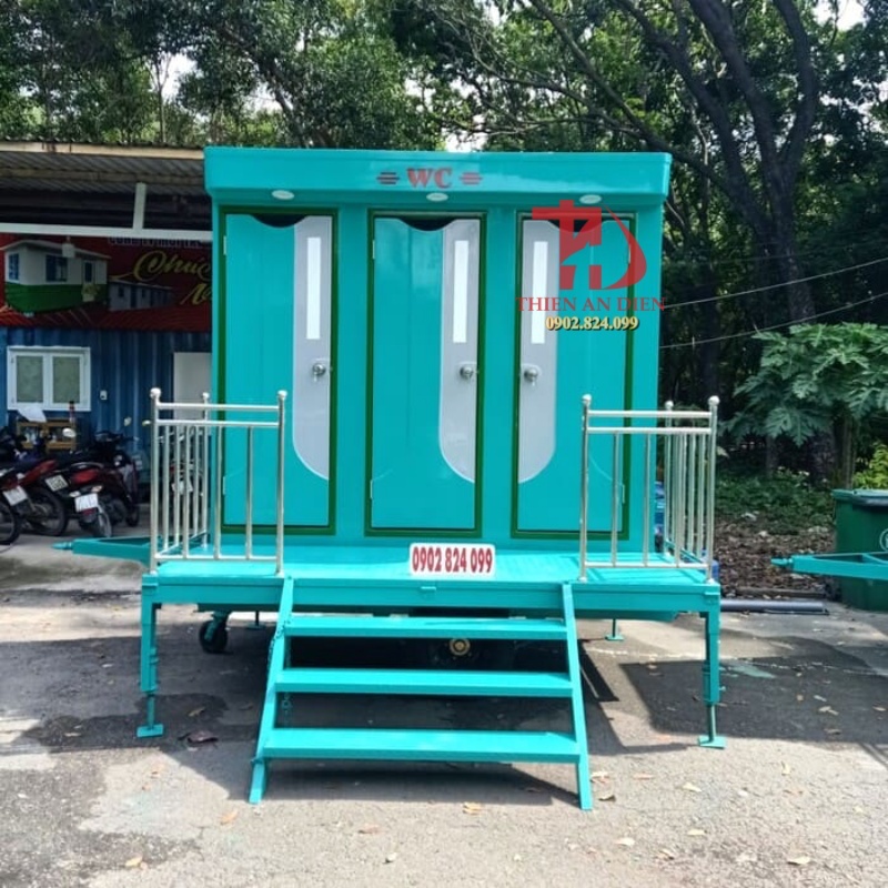 nhà vệ sinh xe kéo