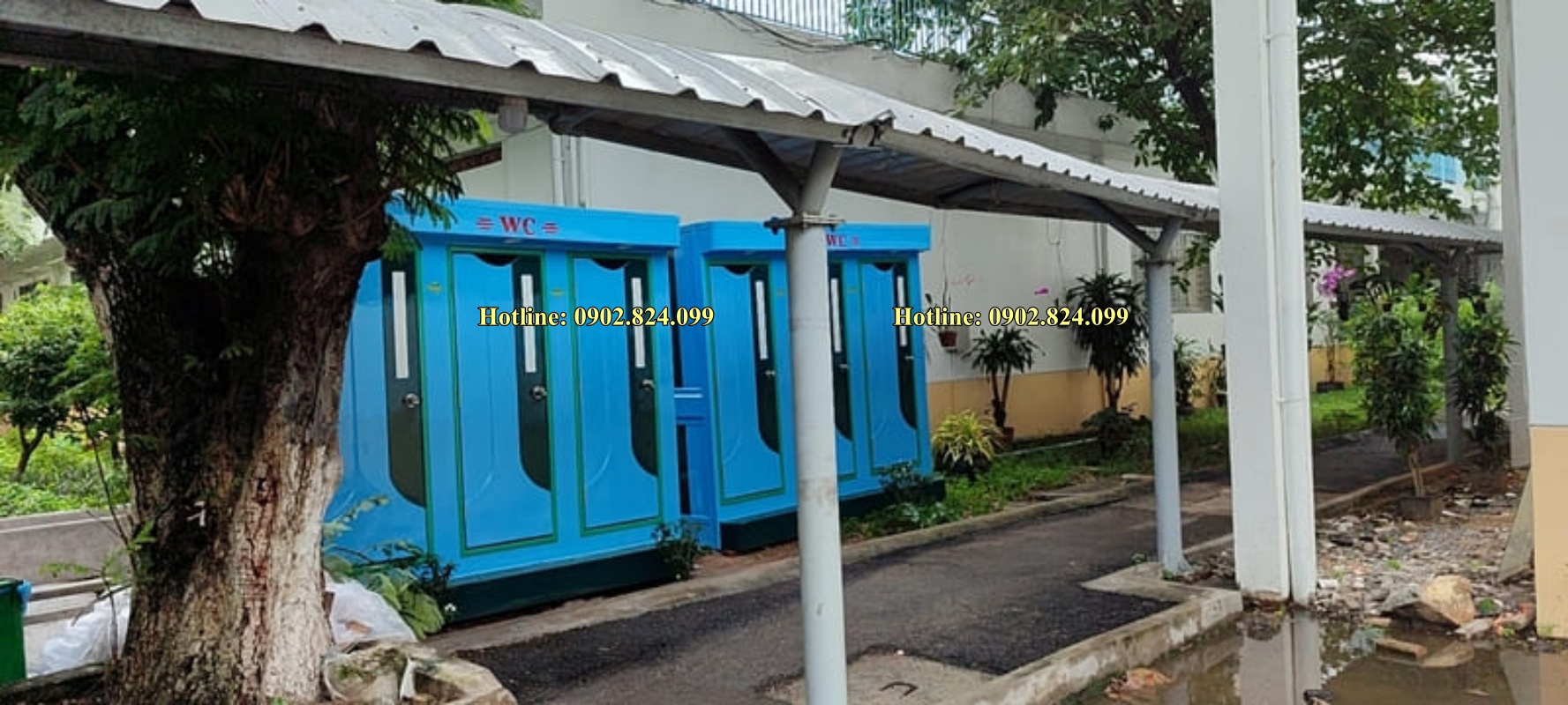 nhà wc di động