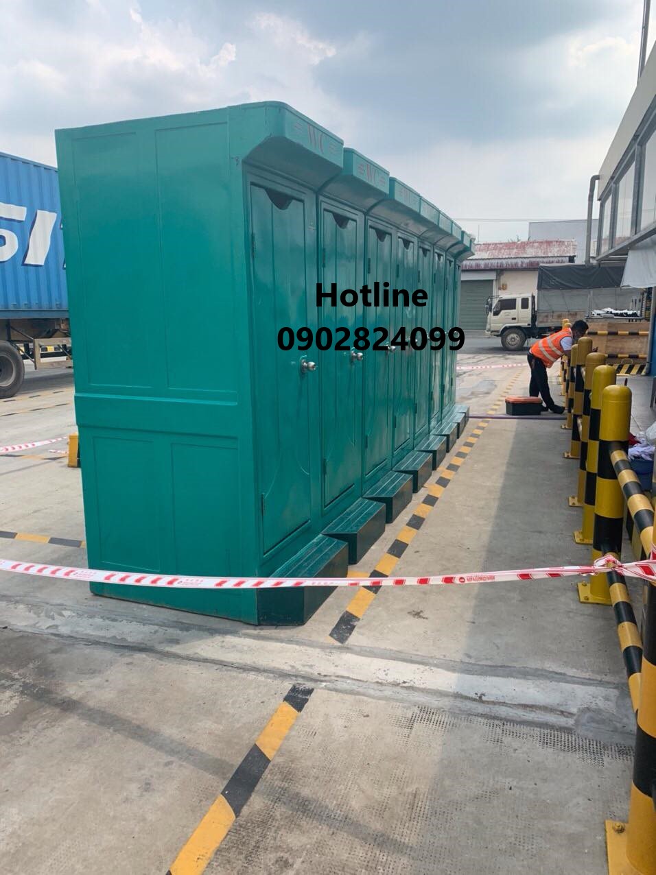 lắp đặt thuê nhà vệ sinh composite