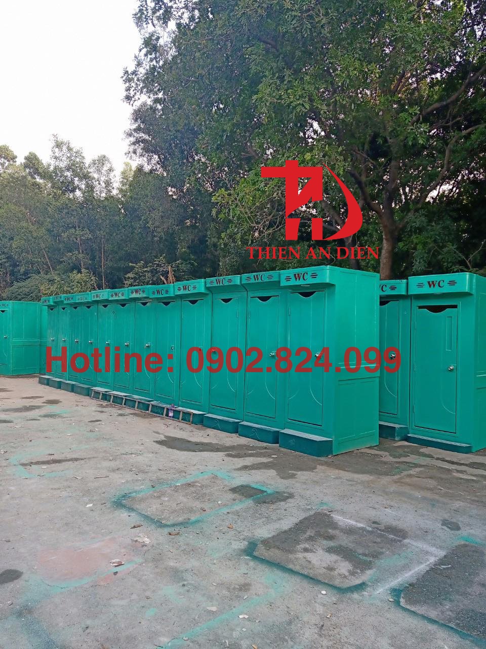 Thuê nhà vệ sinh công cộng