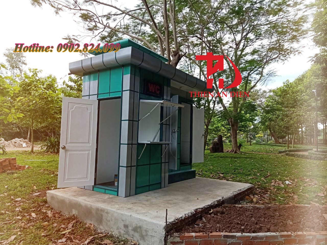 thuê nhà vệ sinh công cộng