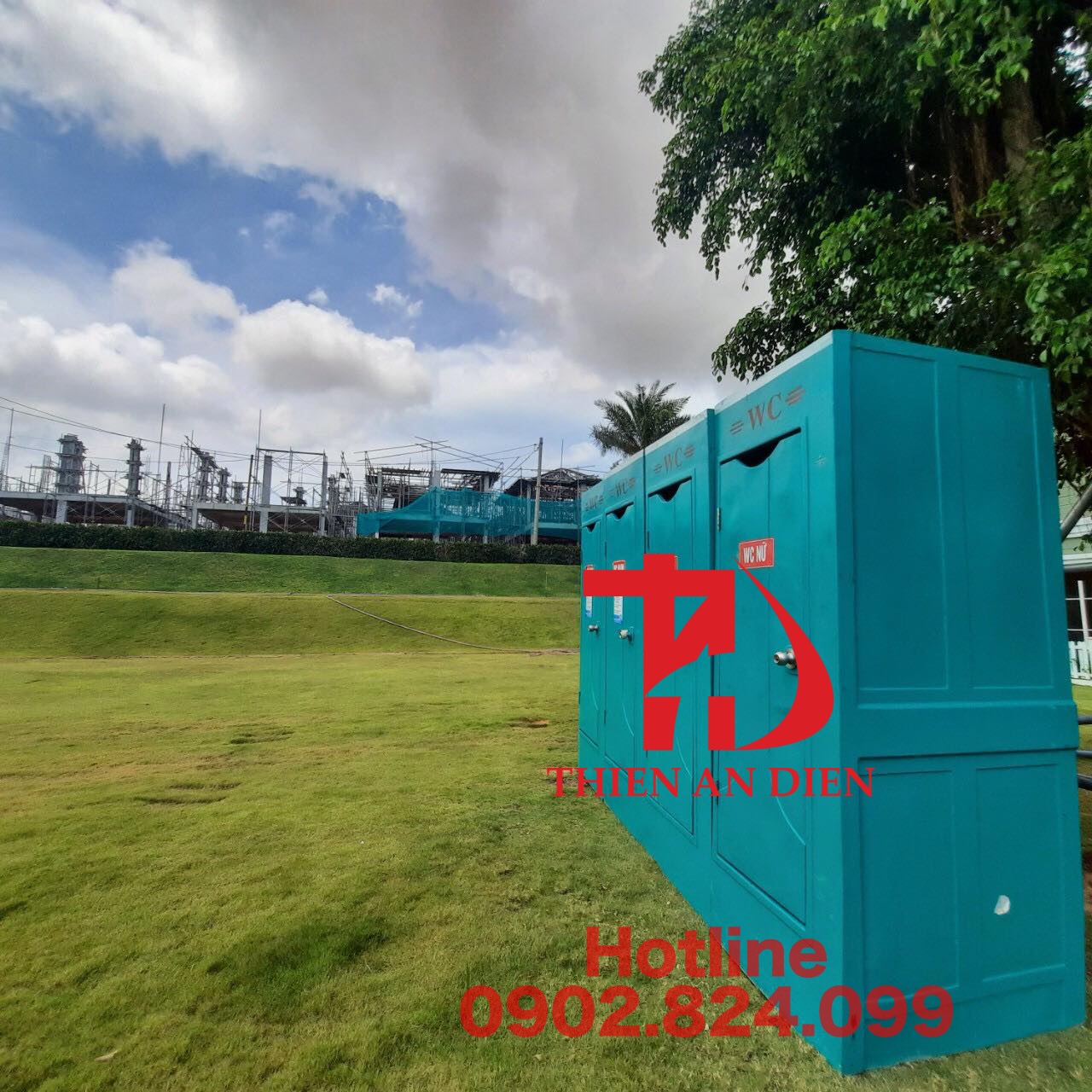 Thuê nhà vệ sinh công cộng