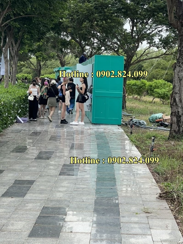 thuê toilet lắp ghép