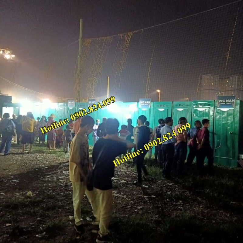 thuê toilet di đông