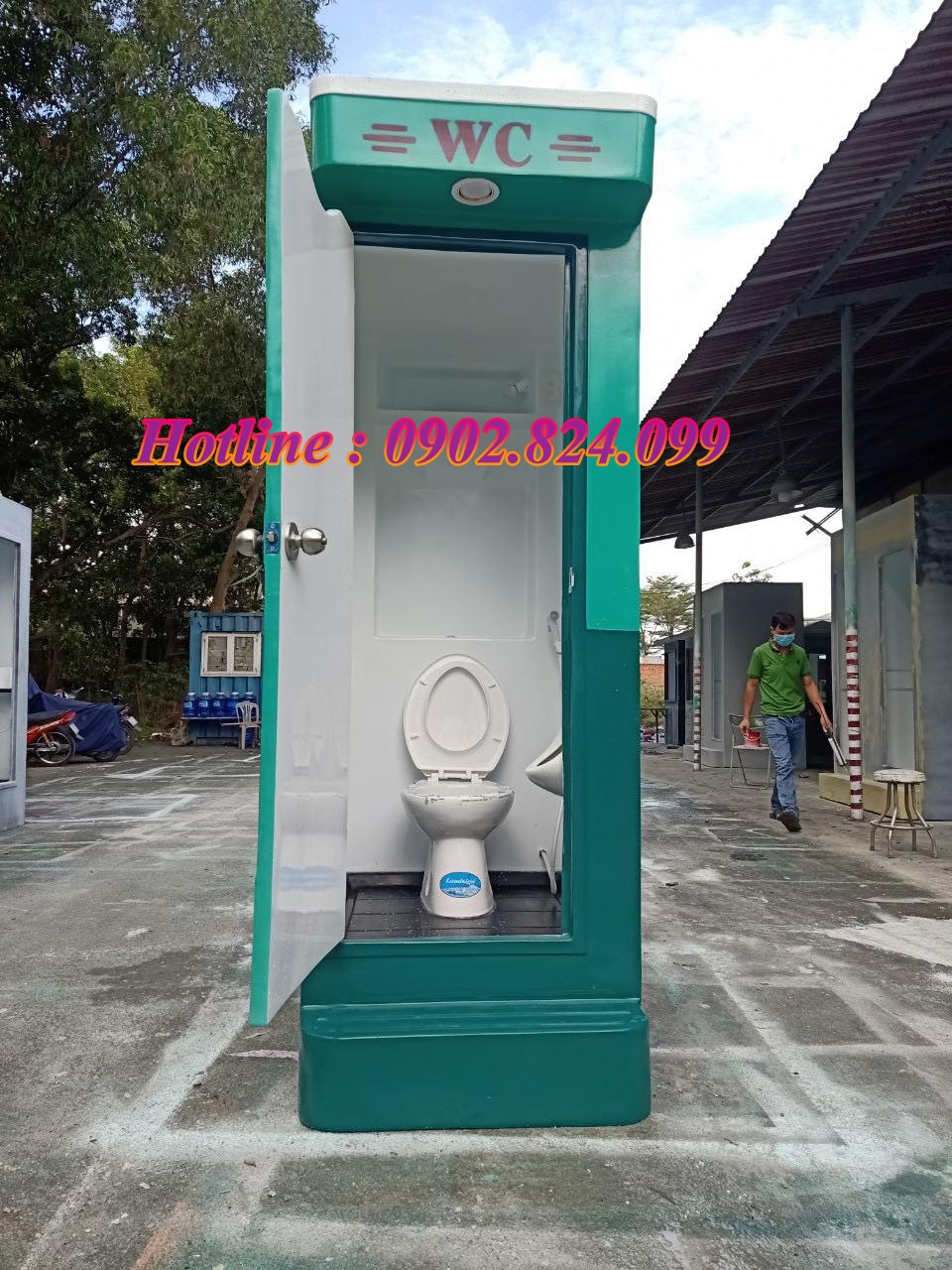 toilet di động