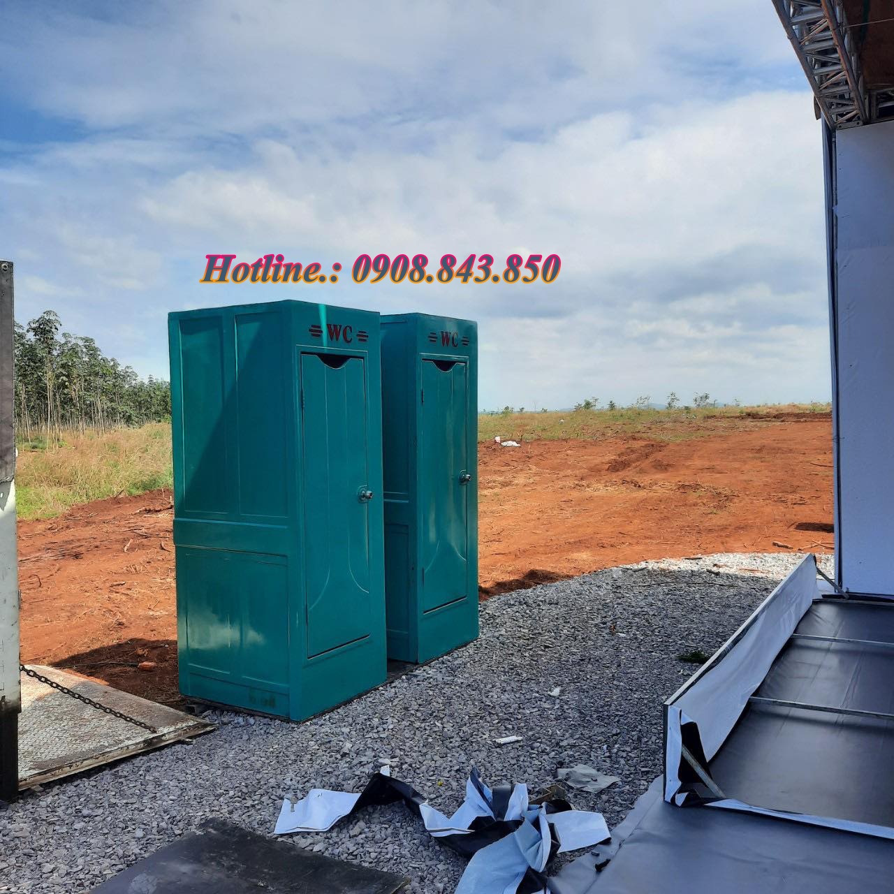 toilet di động cho thuê