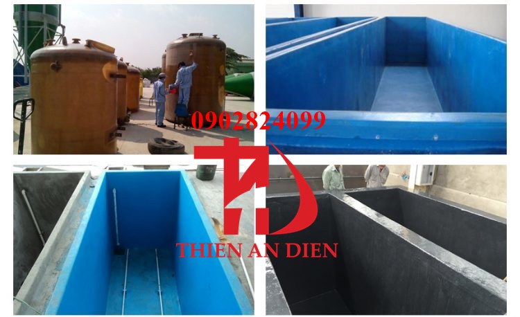 bọc phủ composite frp  bình dương