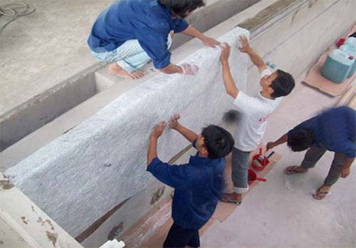 bọc phủ composite frp sàn nhà xưởng bình dương