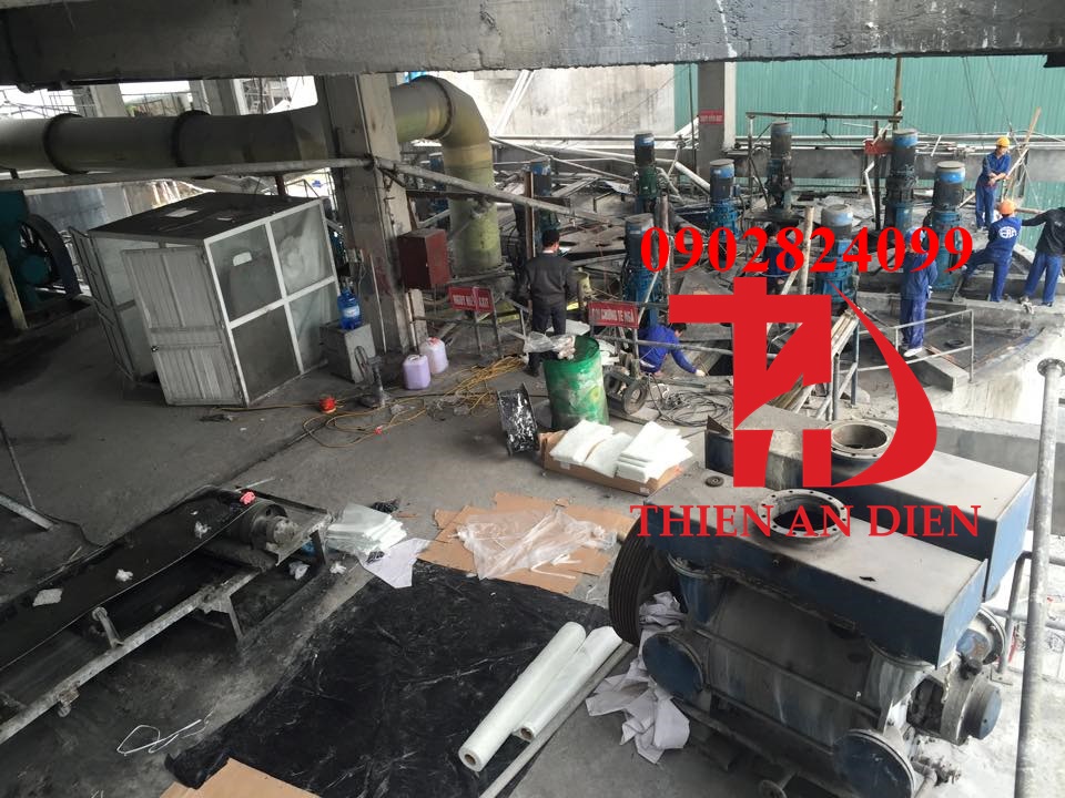 bọc phủ compoiste chống thấm trên nền sàn nhà xưởng ở bình dương