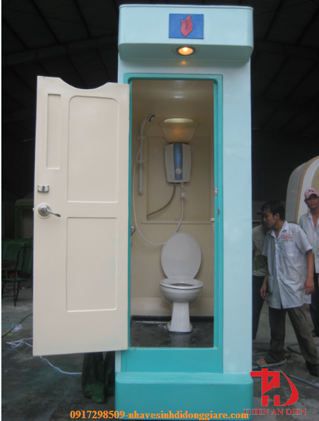 Nhà vệ sinh di động, wc, toilet di động - máy nước nóng