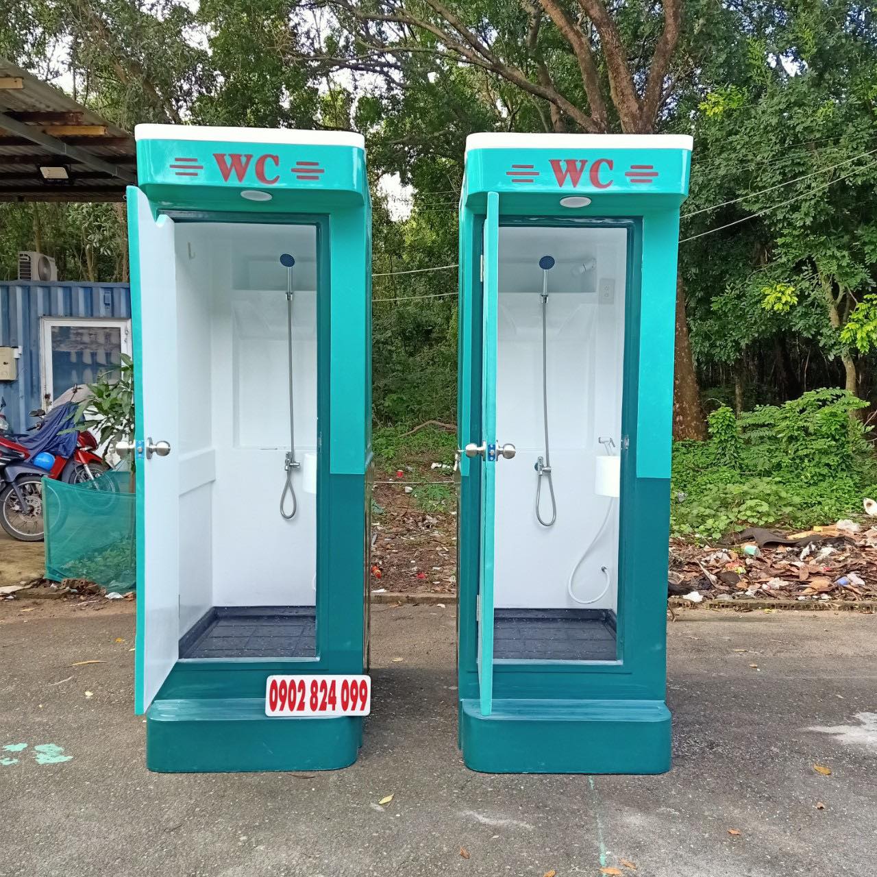 nhà tắm di động