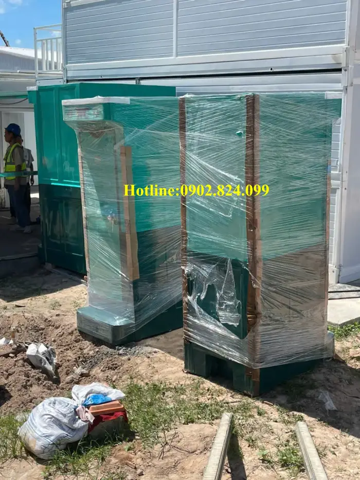 Giao và lắp đặt nhà vệ sinh nhựa composite tại Kiên Giang