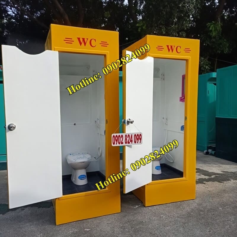 Nhà tắm di động kèm nhà vệ sinh