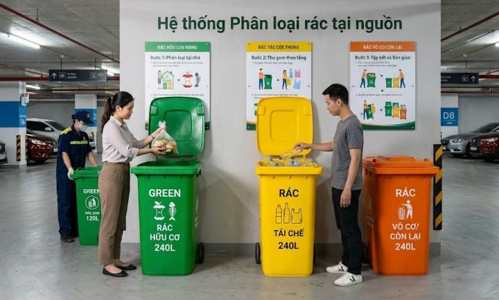 báo giá thùng rác nhựa