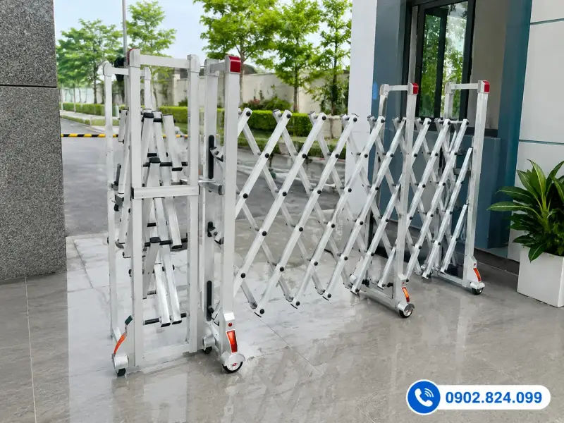 rào sắt di động