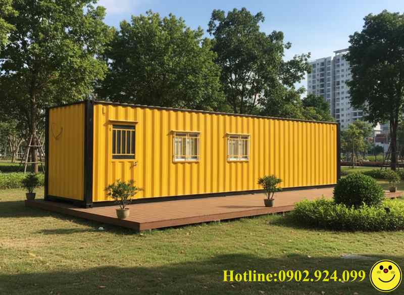 Thi công nhà container