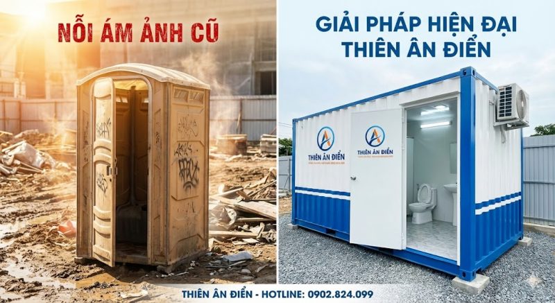 Thuê container vệ sinh giá rẻ