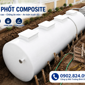Bể Phốt Di Động Composite – Giải Pháp Xử Lý Nước Thải Không Đào Đất, Lắp Tức Thì