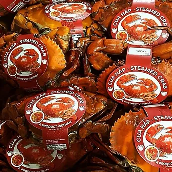 Hơn nửa triệu đồng một con cua gạch hấp Cà Mau bán ở Mỹ