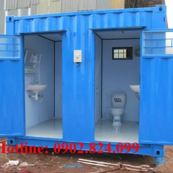 Container Vệ Sinh 10 Feet (2 Buồng): Giải Pháp Bán và Cho thuê  Cho Công Trình Nhỏ – Bền, Sạch, Giá Rẻ