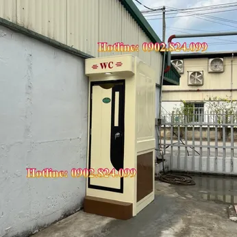 NHÀ VỆ SINH DI ĐỘNG - Kích thước 260 x 90 x 135 cm - Giá rẻ, đẹp, chất lượng cao