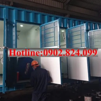 Cho Thuê Container Vệ Sinh (Toilet) Công Trường – Vỏ Thép Kiên Cố & Sạch Sẽ