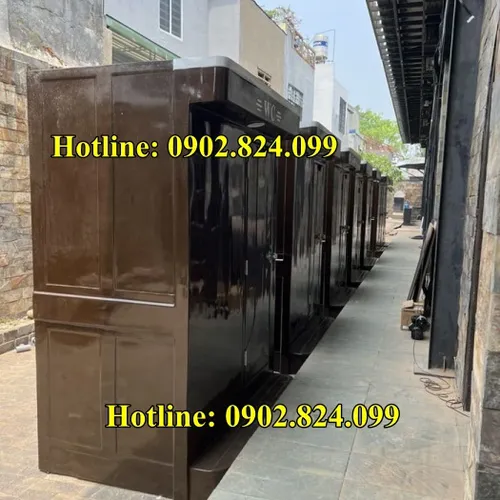 NHÀ VỆ SINH DI ĐỘNG 2 BUỒNG - Bảo hành 24 tháng, Giá rẻ phù hợp 