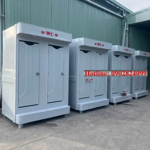 NHÀ VỆ SINH DI ĐỘNG 2 BUỒNG - kích thước : 260 x 180 x 135 cm