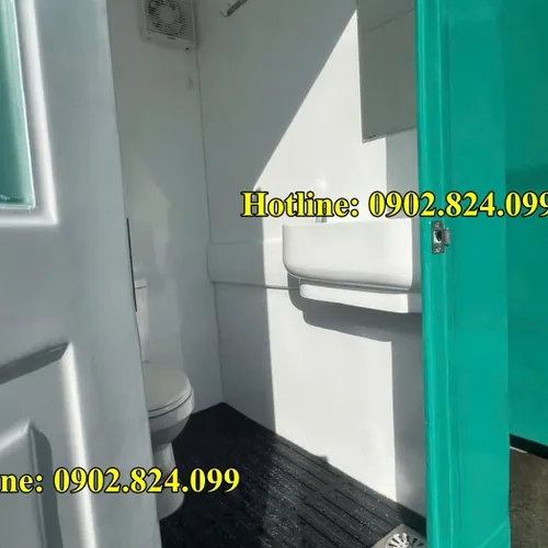 NHÀ VỆ SINH DI ĐỘNG - Kích thước : 2.7m x 1.25m x 1.7m 