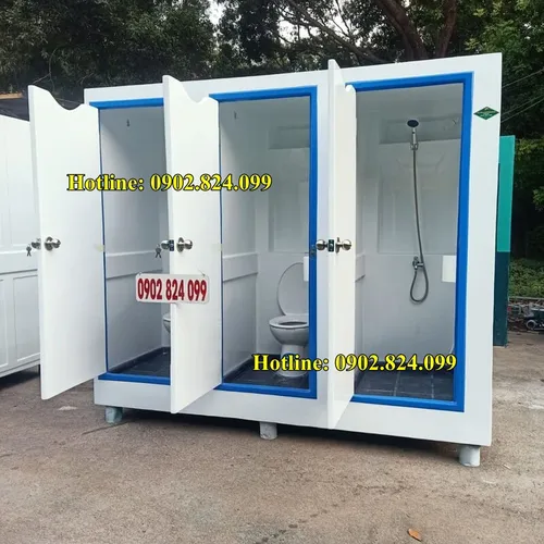 NHÀ VỆ SINH DI ĐỘNG KẾT HỢP NHÀ TẮM, BỒN TIỂU NAM 