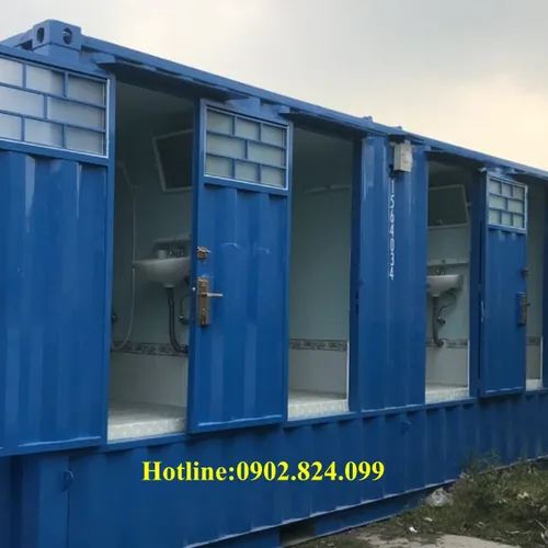 Container Vệ Sinh 20 Feet (Có Phòng Tắm): Giải Pháp Bán & Cho Thuê Toàn Diện Cho Công Nhân Ở Lại Công Trường