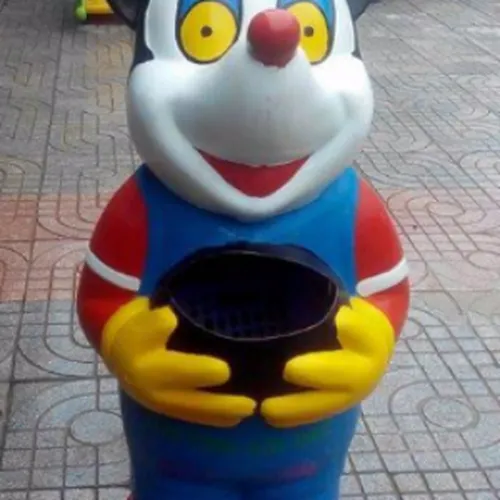 Thùng Rác Hình Con Thú Composite: Mẫu Chuột Mickey Sống Động, Giá Rẻ