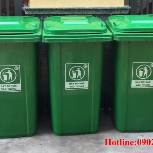 Thùng Rác 240 Lít Công Cộng (HDPE & Composite): Giải Pháp Quản Lý Rác Thải Toàn Diện