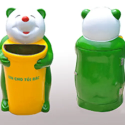 Thùng Rác Hình Gấu Misa Composite Siêu Bền, Giá Tận Xưởng