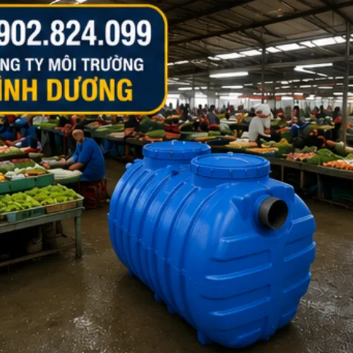Bể Phốt Nhựa 3 M3 — Bảng Giá, Thông Số FRP vs HDPE Và Tiêu Chí Chọn Đúng Cho Nhà Trọ & Nhà Hàng