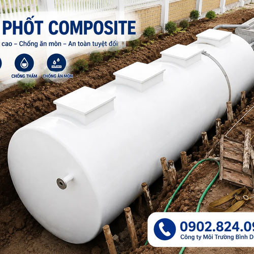 Bể Phốt Composite 5 Khối — Thông Số Kỹ Thuật, Giá Bán Và Tiêu Chí Chọn Đúng Cho Nhà Hàng & KCN Nhỏ
