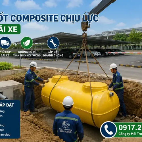 Bể Phốt Composite Chịu Lực Cho Bãi Xe, Trạm Xăng, Nhà Xưởng — Yêu Cầu Kỹ Thuật & Bảng Giá Tận Xưởng 